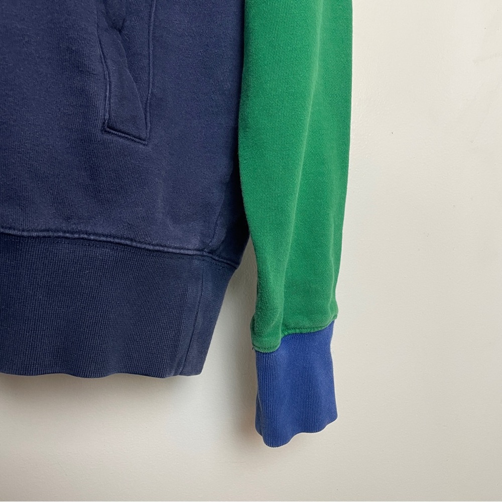 TEDDY FRESH Colorblock Hoodie Navy Green Red Size Men's Small - Picture 12 of 14